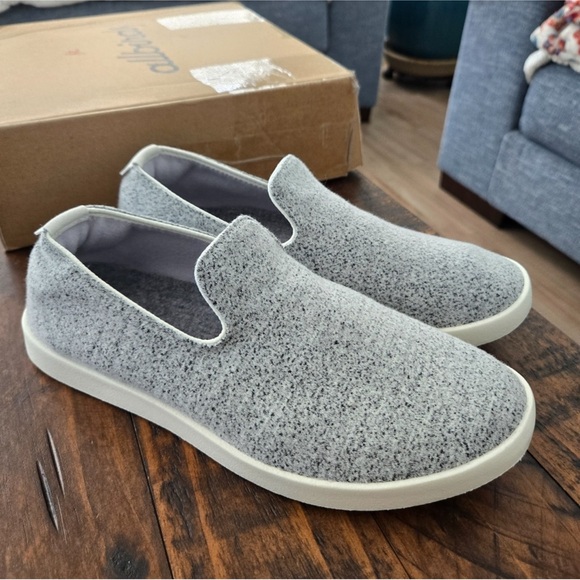 allbirds Wool Loungers Size 9 Dopple Grey Cream Sole - Picture 3 of 5